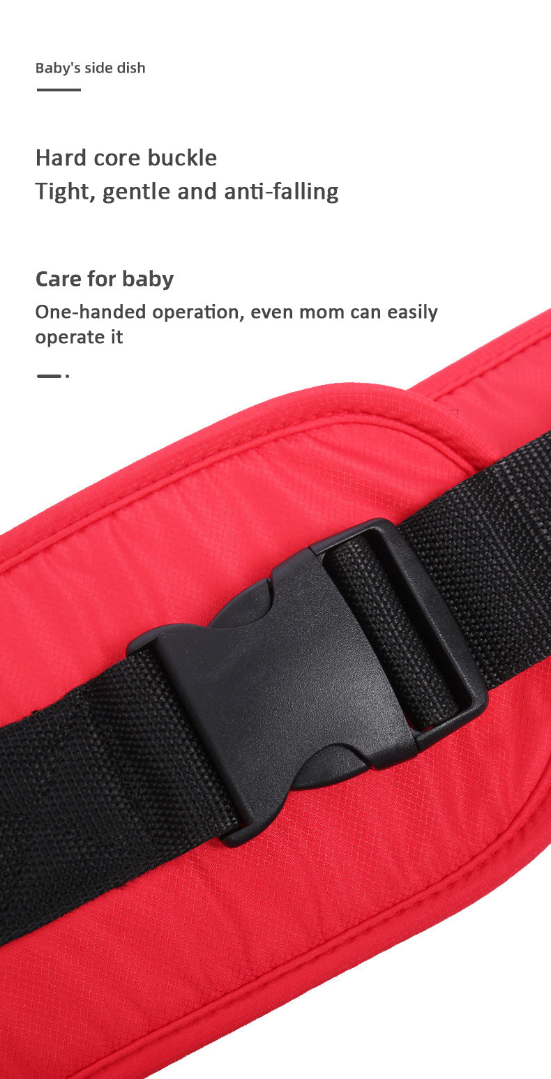 Baby Hip Seat Sling Carrier Breathable with Waist Stool and Lumbar Support for Breastfeeding Newborn Toddler Infant