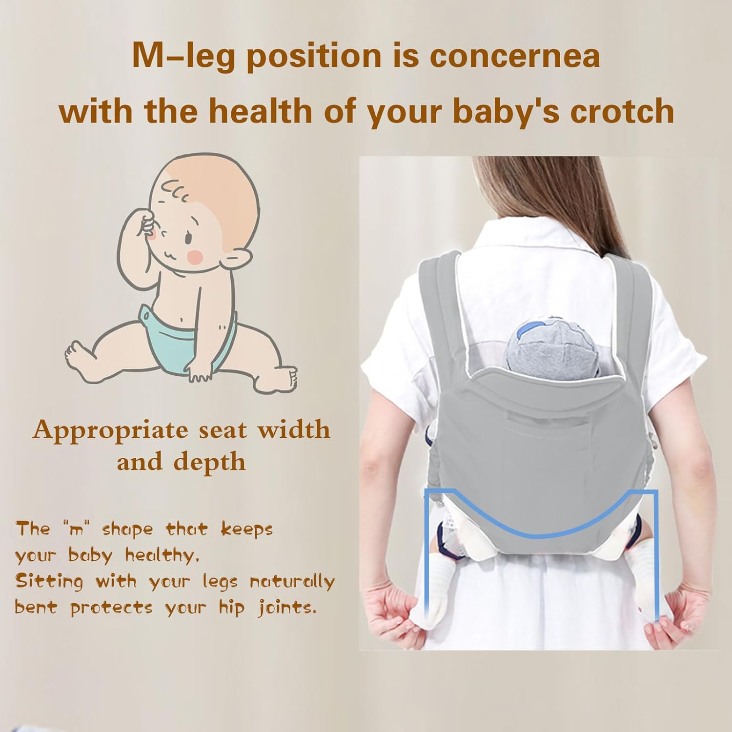 Newborn Baby Toddler Carrier Front Chest Mother Carry Toddler Double Strap