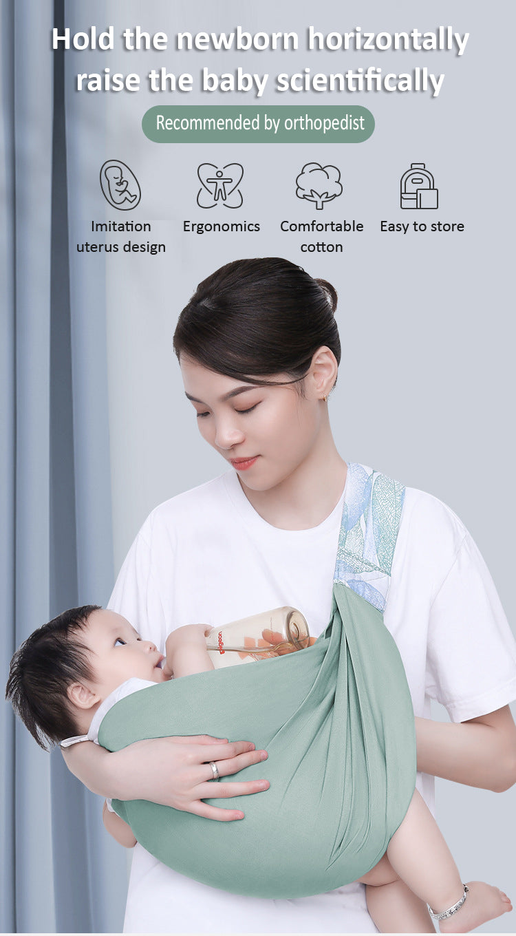 Baby Carrier Sling Newborn Front Hugging Breathable One-Shoulder Side Hug