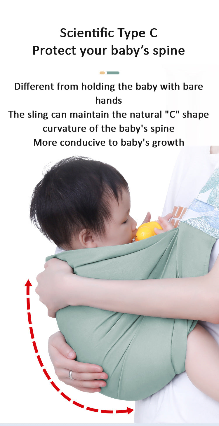 Baby Carrier Sling Newborn Front Hugging Breathable One-Shoulder Side Hug