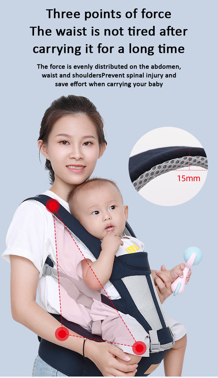 5-in-1 Hip Baby Carrier Front Hug Waist Stool Seat Ergonomic Strap