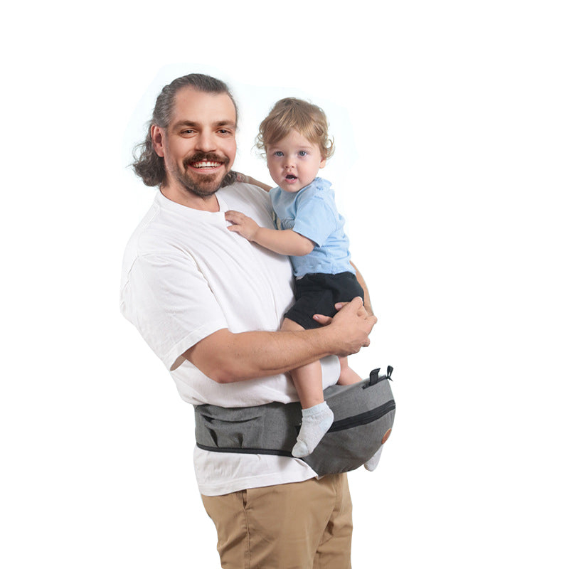 Baby Hip Seat Sling Carrier Breathable with Waist Stool and Lumbar Support for Breastfeeding Newborn Toddler Infant