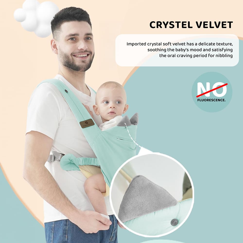 4-in-1 Baby Carrier for Newborn to Toddler with Pocket Breathable Cushion Ergonomic