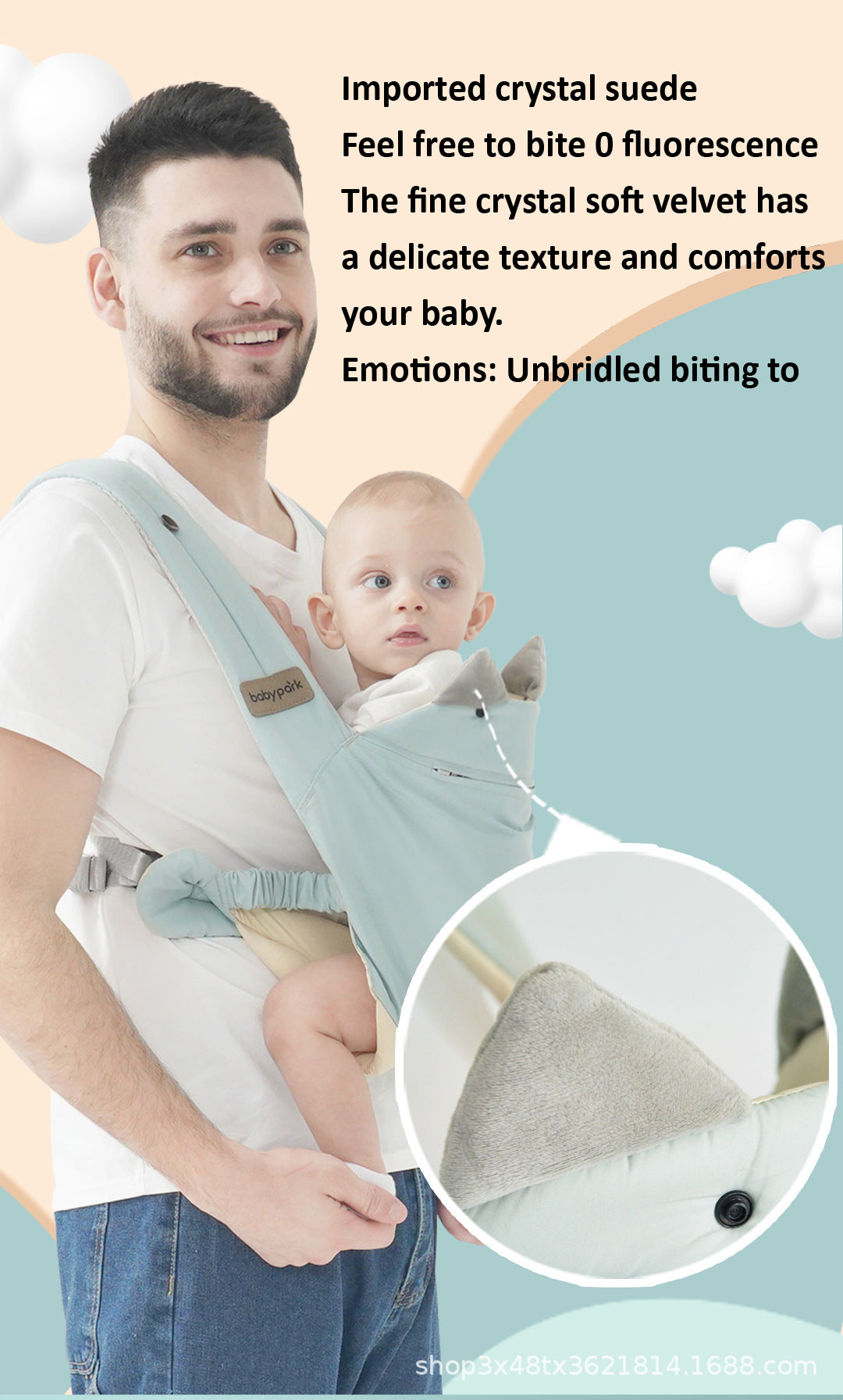 4-in-1 Baby Carrier for Newborn to Toddler with Pocket Breathable Cushion Ergonomic