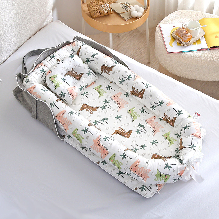 Portable Nursing Bag and Baby Nest Versatile Shoulder Bag Cradle and Travel Bed for Newborns