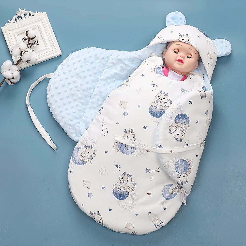 Combed Cotton Newborn Swaddle Sleep Sack bag Anti-Startle for Babies