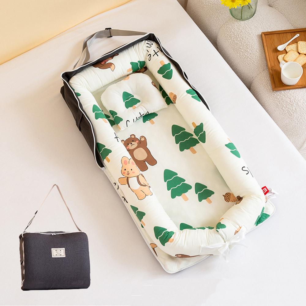 Portable Nursing Bag and Baby Nest Versatile Shoulder Bag Cradle and Travel Bed for Newborns