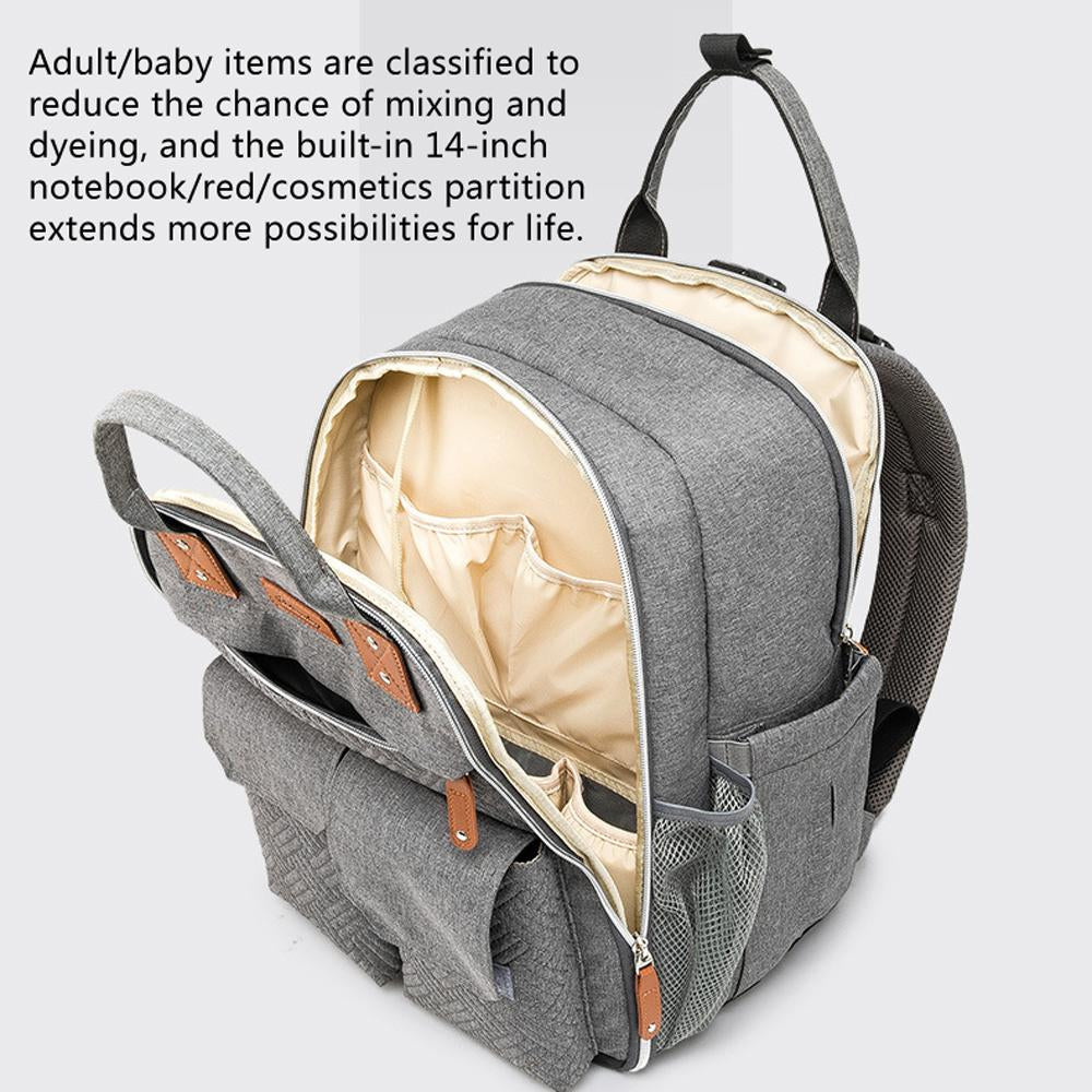 Two shoulder bag Baby Maternal Essentials Thermal Maternal Diaper Portable Thermal Maternal Diaper Portable