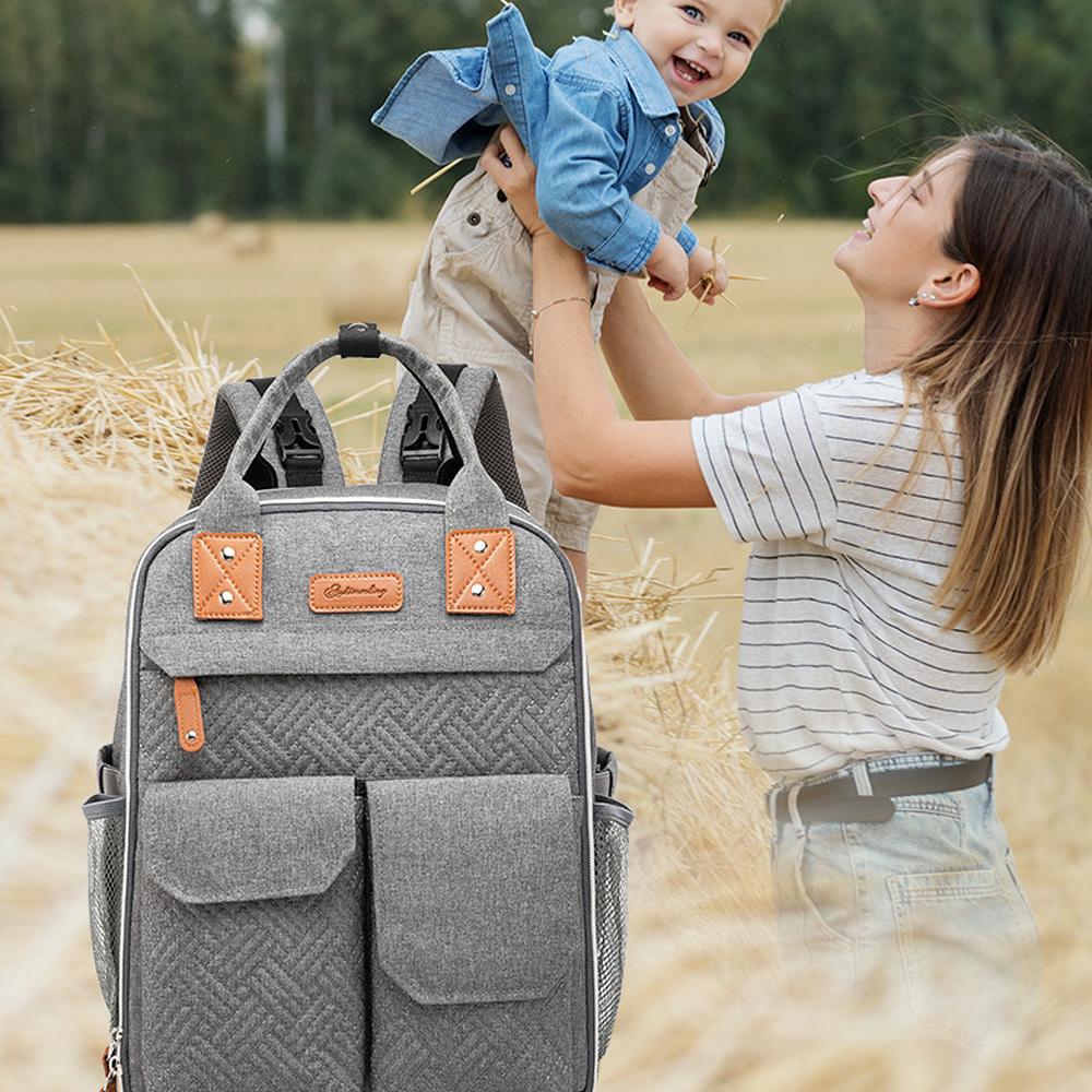 Two shoulder bag Baby Maternal Essentials Thermal Maternal Diaper Portable Thermal Maternal Diaper Portable