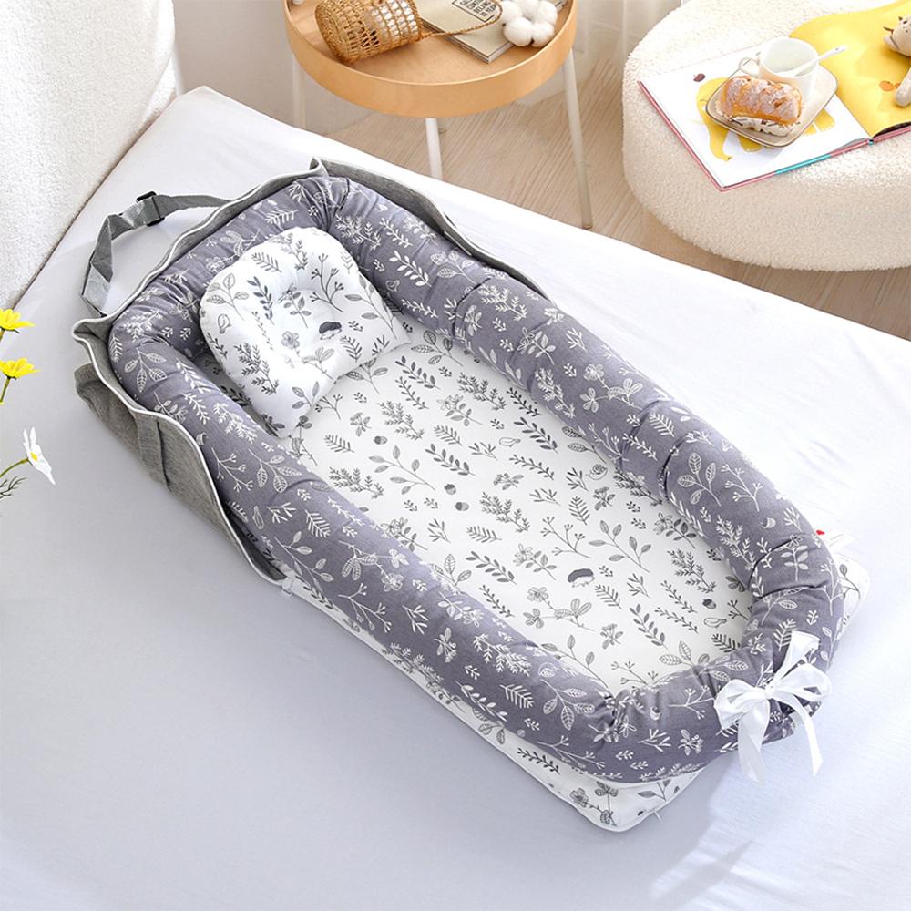 Portable Nursing Bag and Baby Nest Versatile Shoulder Bag Cradle and Travel Bed for Newborns