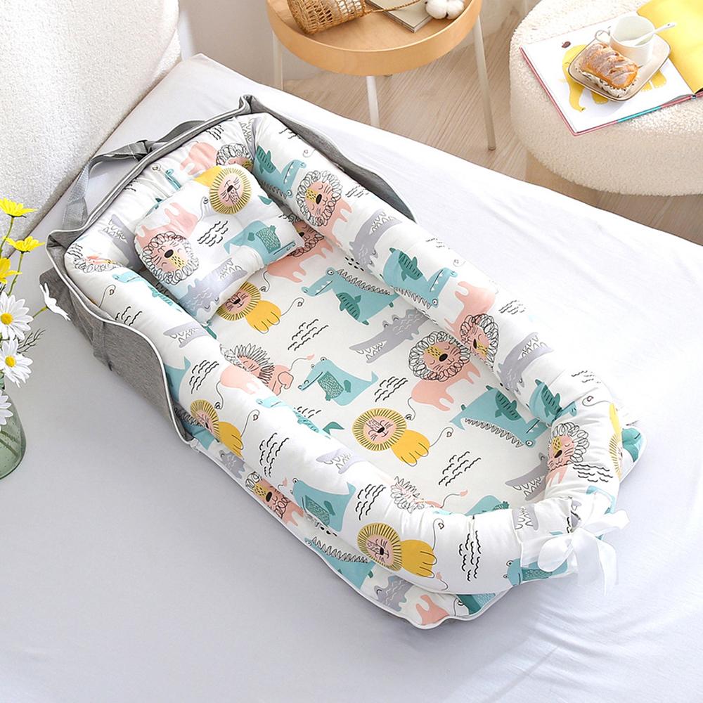 Portable Nursing Bag and Baby Nest Versatile Shoulder Bag Cradle and Travel Bed for Newborns