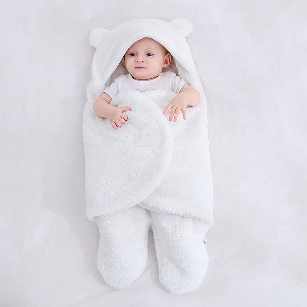 Newborn blanket baby sleeping bag thickened Warm in autumn and winter