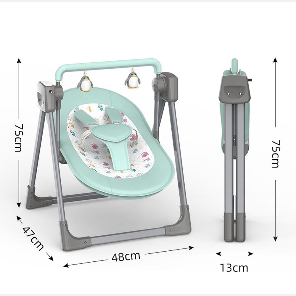 Electric Newborns Baby Cradle Swing Reclining Rocking Chair