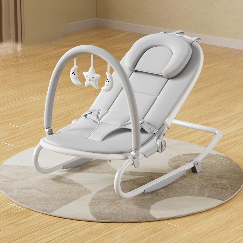 Effortless Baby Comfort and Safety Multi Functional Rocking Chair with Adjustable Backrest