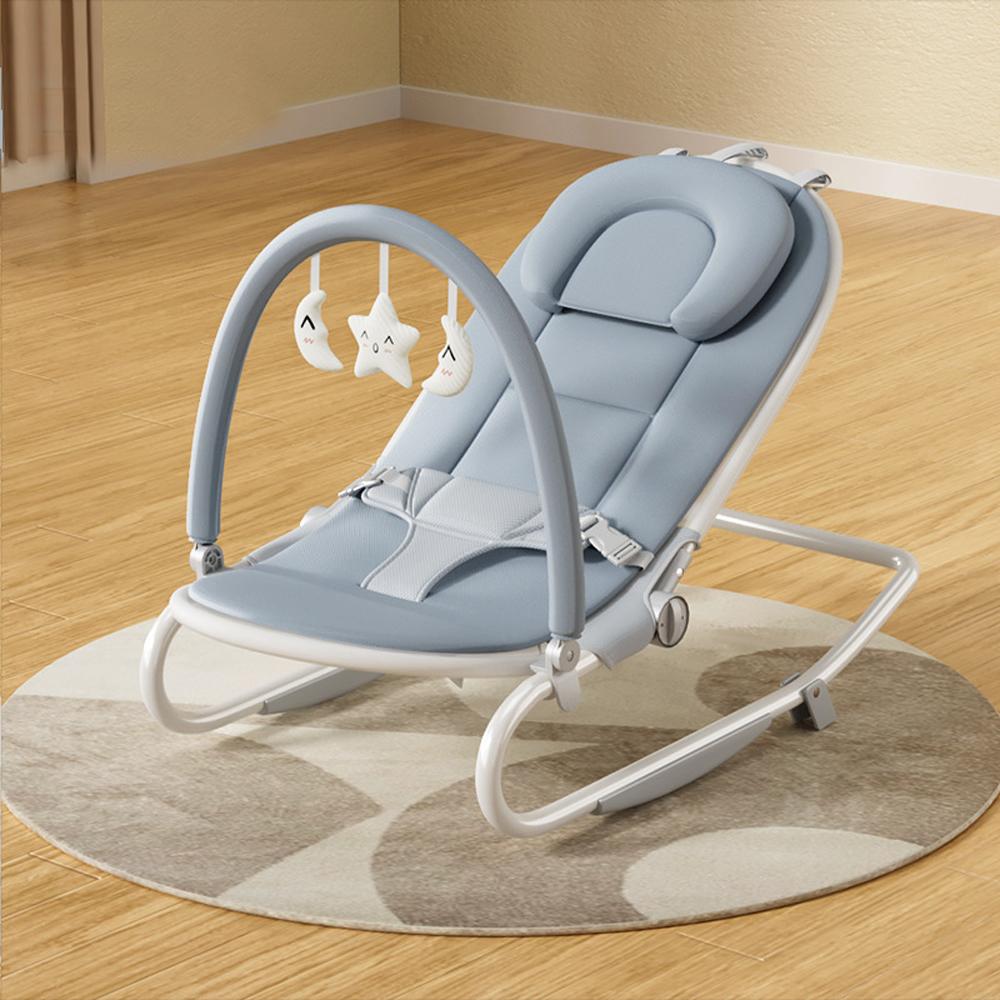 Effortless Baby Comfort and Safety Multi Functional Rocking Chair with Adjustable Backrest