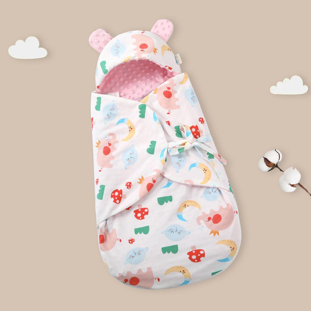 Combed Cotton Newborn Swaddle Sleep Sack bag Anti-Startle for Babies