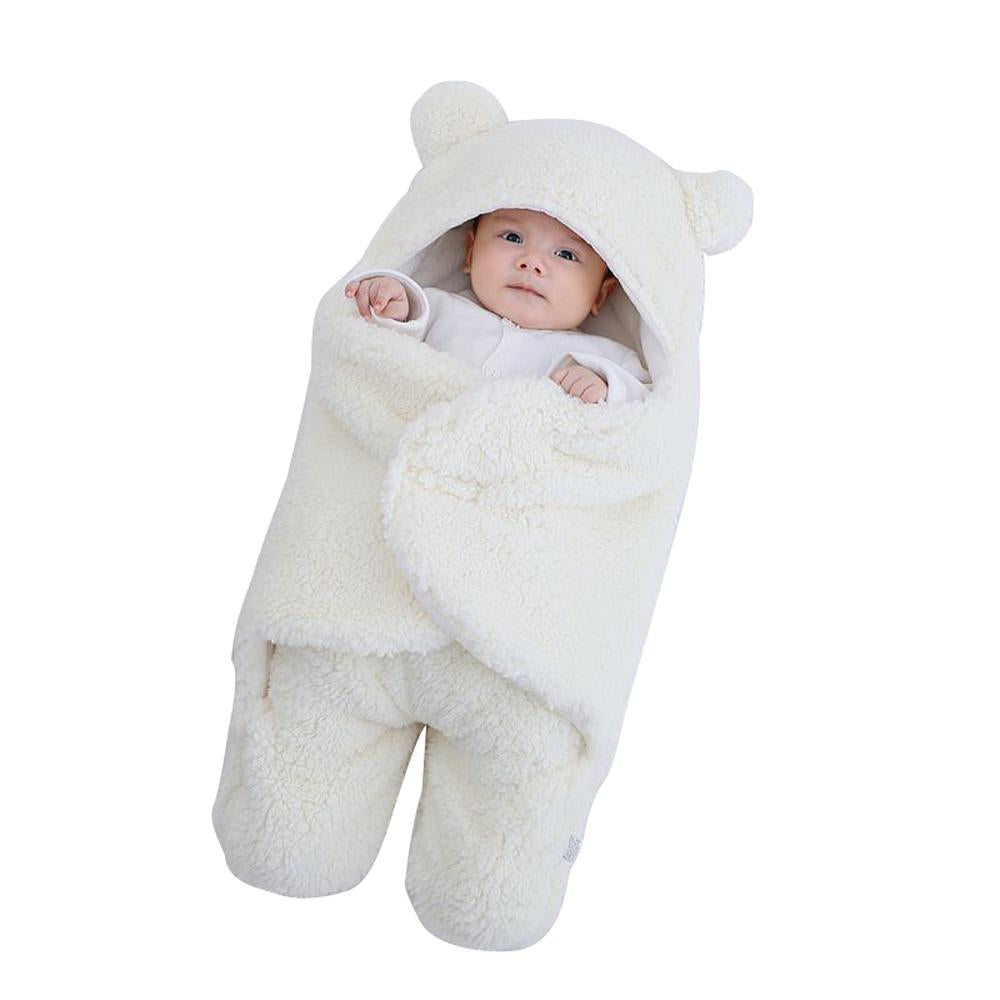 Newborn blanket baby sleeping bag thickened Warm in autumn and winter