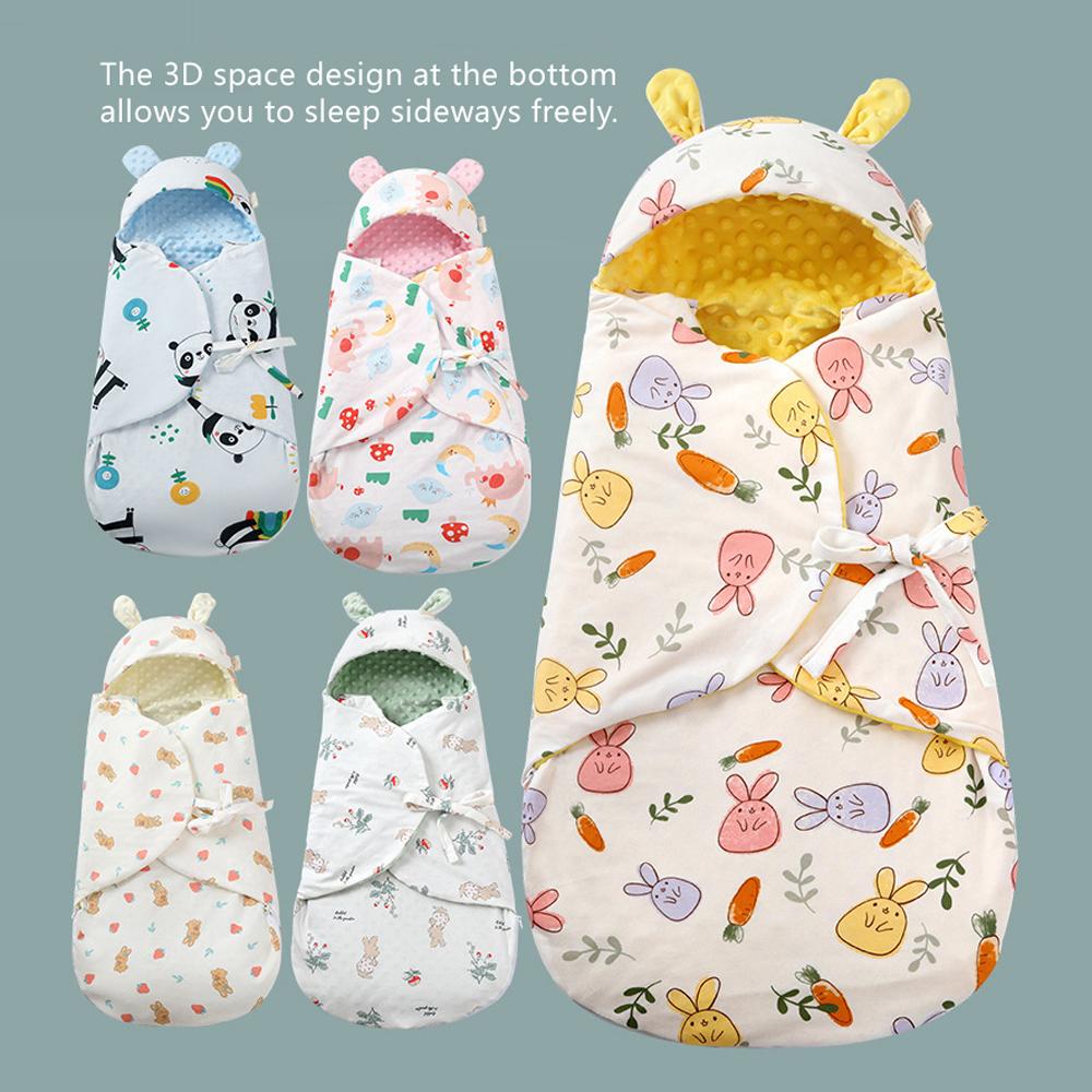 Combed Cotton Newborn Swaddle Sleep Sack bag Anti-Startle for Babies