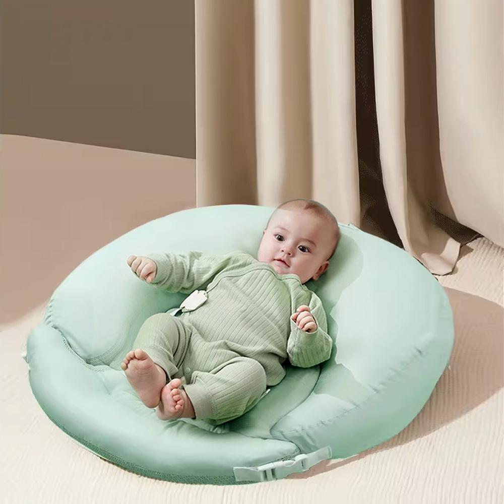 Ergonomic Baby Nursing Angled feeding Pillow with Anti Reflux lounger Incline Breastfeeding Cushion Crib