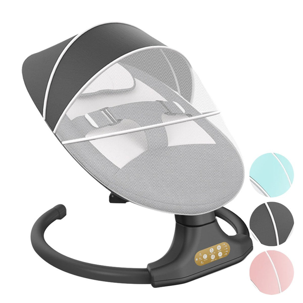 Electric Baby Rocker Infant Cradle Soothing Sleep Aid Adjustable Swing