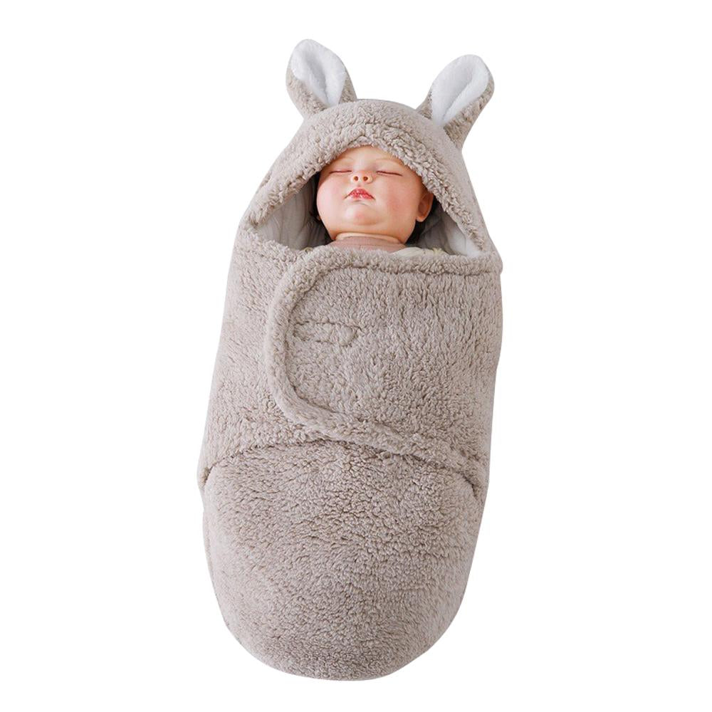 Newborn blanket baby sleeping bag thickened Warm in autumn and winter