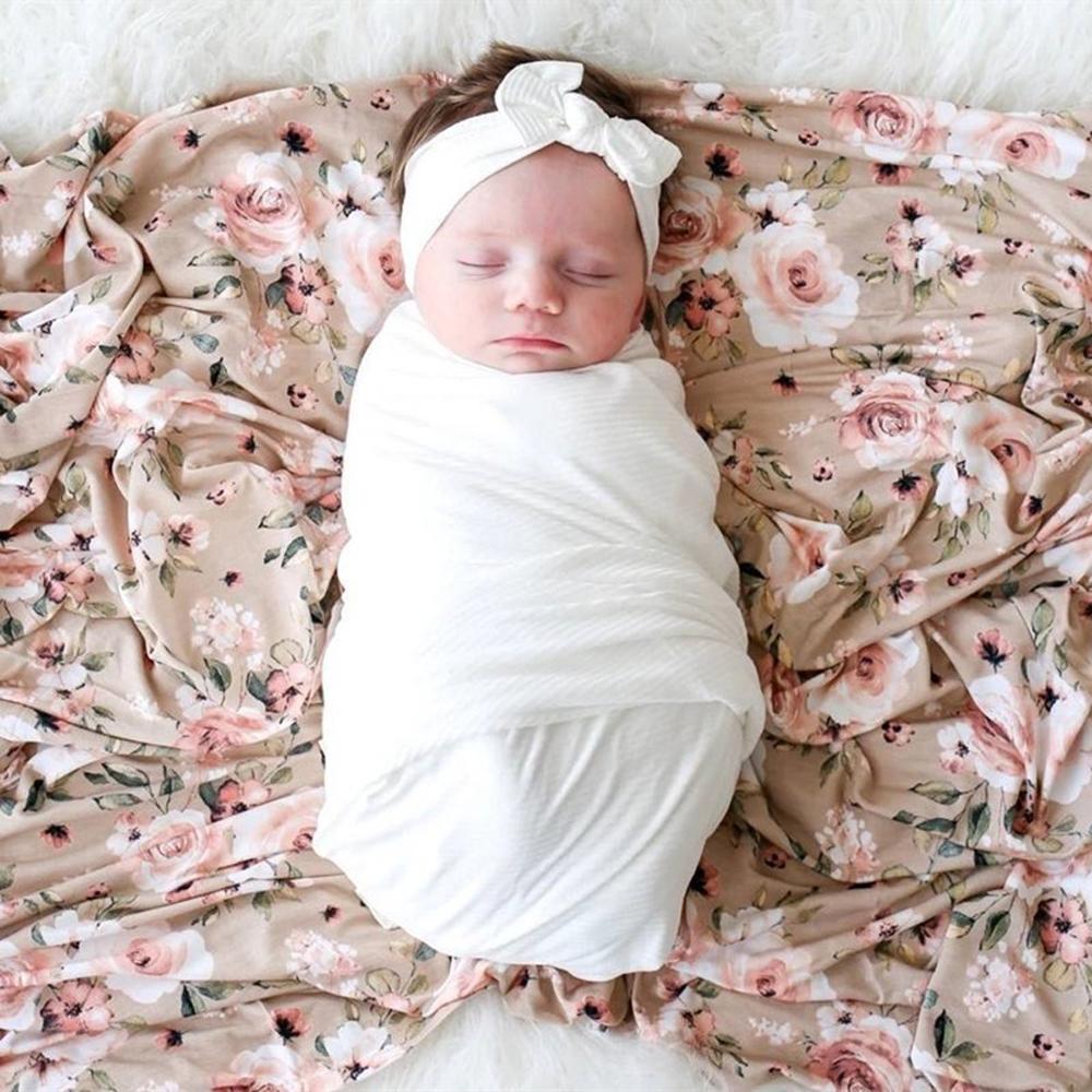 Luxury Baby Swaddle and Headband Set Perfect for Newborns and Toddlers